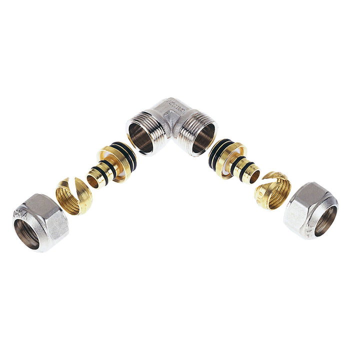 RACCORDO A STRINGERE CURVO DOPPIO 'ART. 533 / 543' 'art.543' - 20 x 20  - ICMA