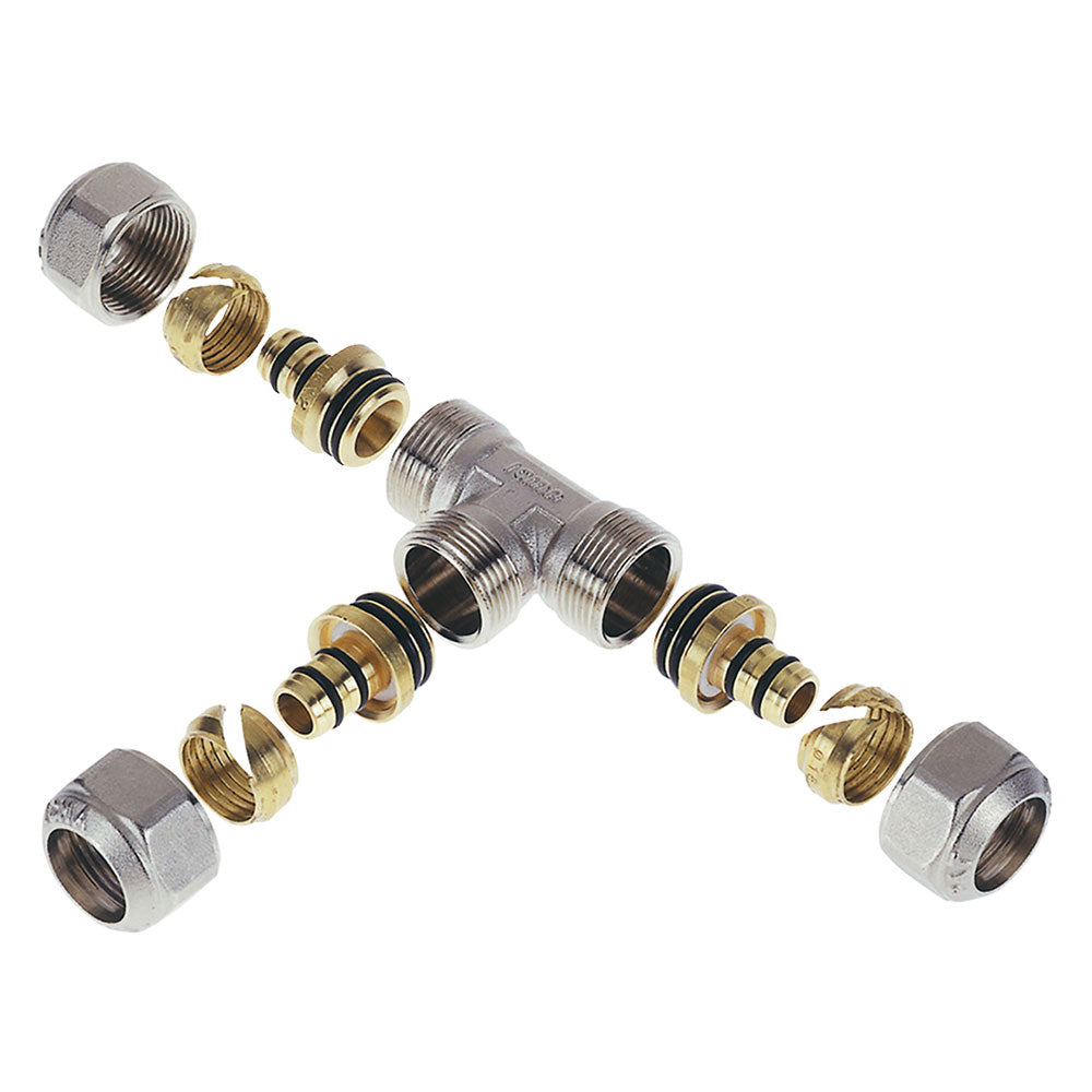 RACCORDO A STRINGERE A 'T' 'ART. 536 / 546' 'art.536' - 16 x 16 x 16  - ICMA