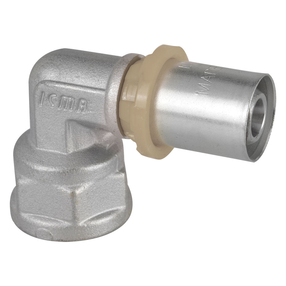 RACCORDO A PRESSARE CURVO 'ART. 405' 20 x 3/4 - femmina- 10 pezzi  - ICMA