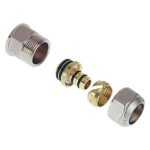 RACCORDO A STRINGERE DIRITTO 'ART. 532 / 542' 'art.542' - 20 x 1/2 - femmina  - ICMA