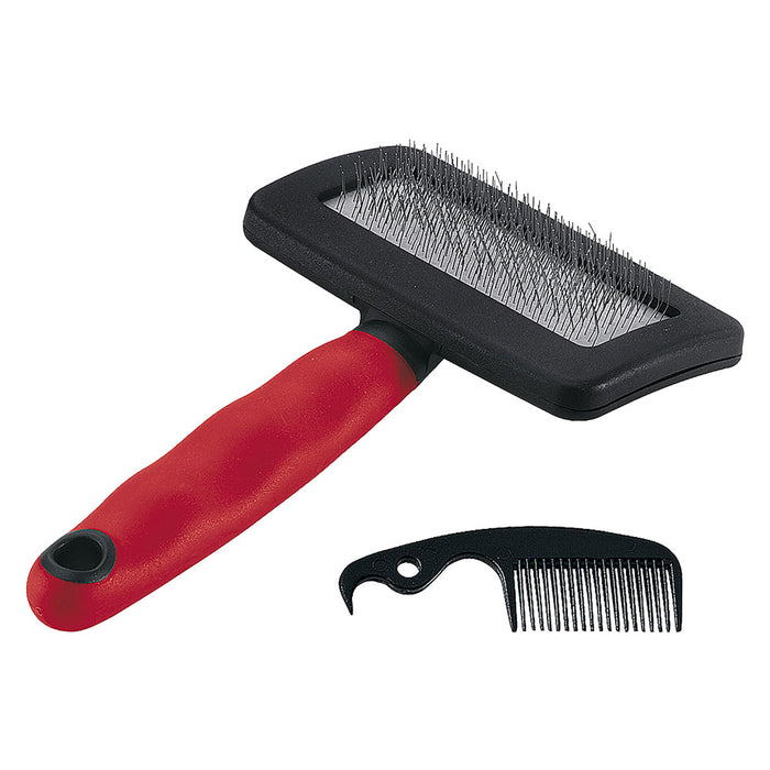 SPAZZOLA CARDATRICE 'GRO' tipo 'small' cm 15 x 7,3 x h.3,3  - FERPLAST