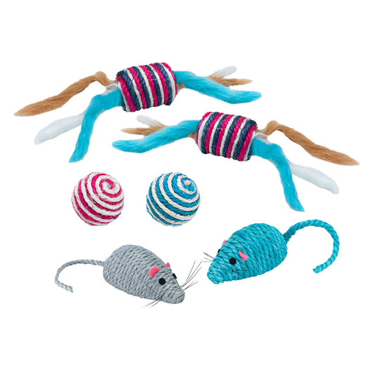 GIOCO IN FIBRA NATURALE varie fantasie- 6 pezzi  - FERPLAST