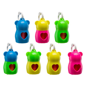 CONTENITORE SACCHETTI RACCOLTA DEIEZIONI ANIMALI 'DUDU'' cm 5,5 x h.9- 5 pezzi  - FERPLAST