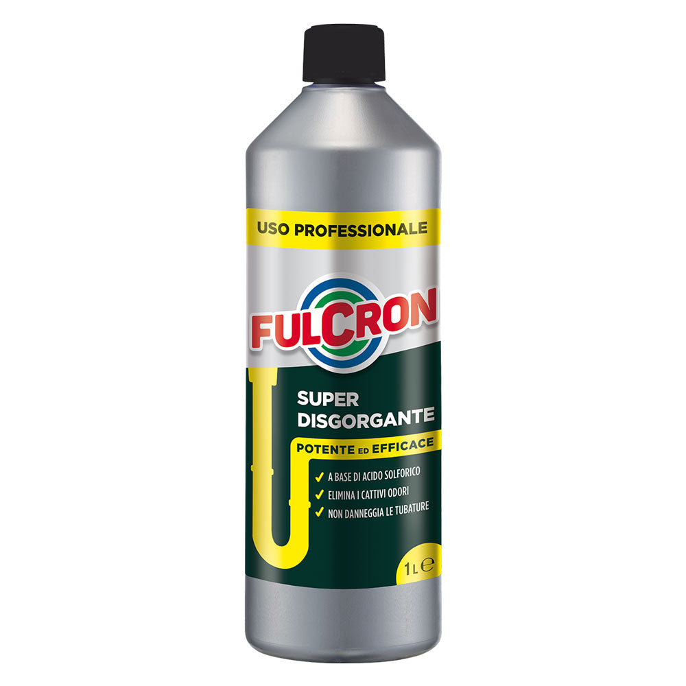 DISGORGANTE LIQUIDO PROFESSIONALE PER TUBATURE 'FULCRON' lt 1 - 6 pezzi AREXONS