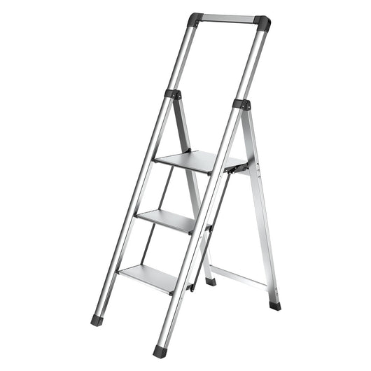 SGABELLO 'ALU-STEP' 3 gradini - aperto cm 72 x 45 x h.128,8  - KASART