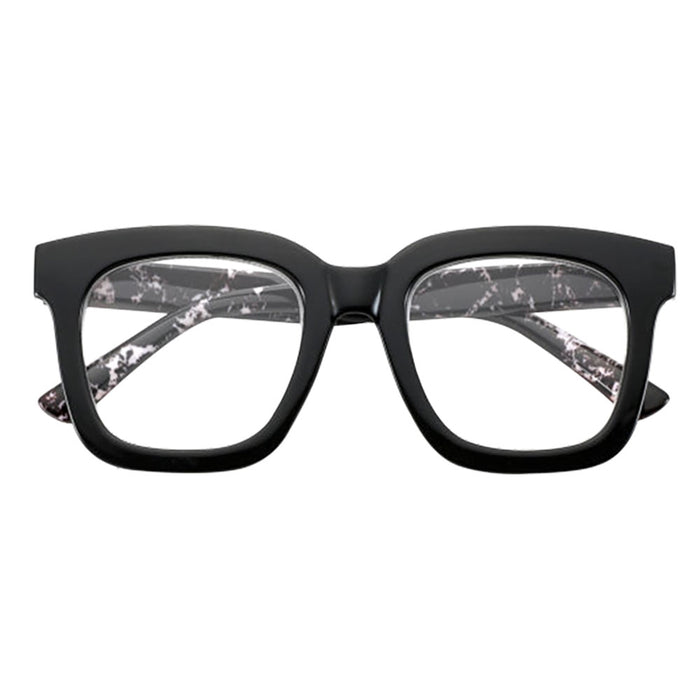 OCCHIALI PER LETTURA MODELLO 'SOUTH CAROLINA NERO MARMORIZZATO' + 1,50  - EL CHARRO