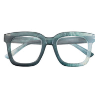 OCCHIALI PER LETTURA MODELLO 'SOUTH CAROLINA VERDE MARMORIZZATO' + 1,0  - EL CHARRO