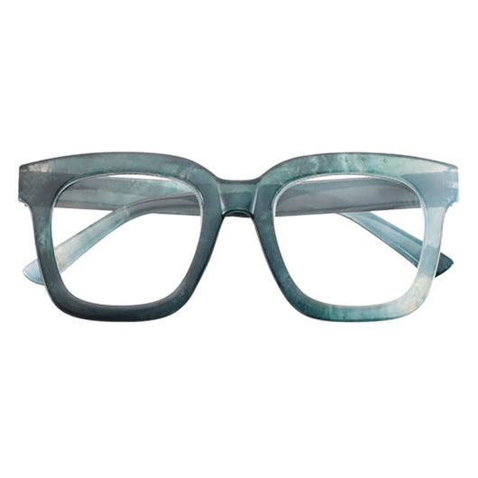 OCCHIALI PER LETTURA MODELLO 'SOUTH CAROLINA VERDE MARMORIZZATO' + 1,0  - EL CHARRO