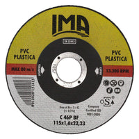 MOLA ABRASIVA PER PLASTICA/PVC 'GOLD' Ã¸ 115 x 1,6- 50 pezzi