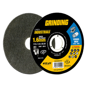 MOLA ABRASIVA PER INOX/FERRO 'GRINDING LINEA INDUSTRIALE' ø 115 x 1,0- 10 pezzi  - GRINDING