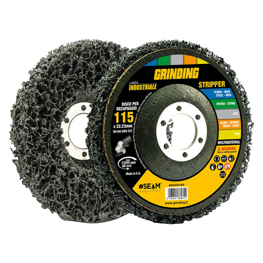 DISCO PULITURA IN NYLON MULTIMATERIALI 'GRINDING LINEA INDUSTRIALE' ø 115- 10 pezzi  - GRINDING