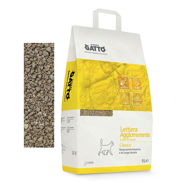 LETTIERA IGIENICA 'CLASSIC' 5 lt- 4 pezzi  - SIGNOR GATTO