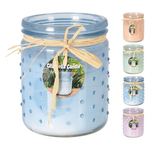 CANDELA ALLA CITRONELLA cm 10 x 12- 12 pezzi