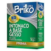 INTONACO BASE GESSO 'BRIKO K2' Kg. 1 - in scatola- 12 pezzi  - K2