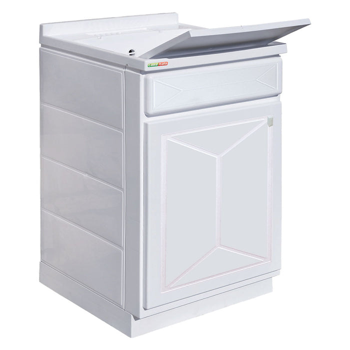 MOBILE LAVATOIO ANTA SINGOLA 'TOP LINE' cm 50 x 50 x h.87  - TRIOPLAST