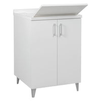 MOBILE LAVATOIO DOPPIA ANTA 'WOODY TOP' cm 60 x 50 x h.87  - TRIOPLAST