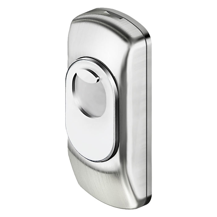 DEFENDER MAGNETICO PER CANCELLI 'MGSG18D1 ottone cromo satinato  - DISEC