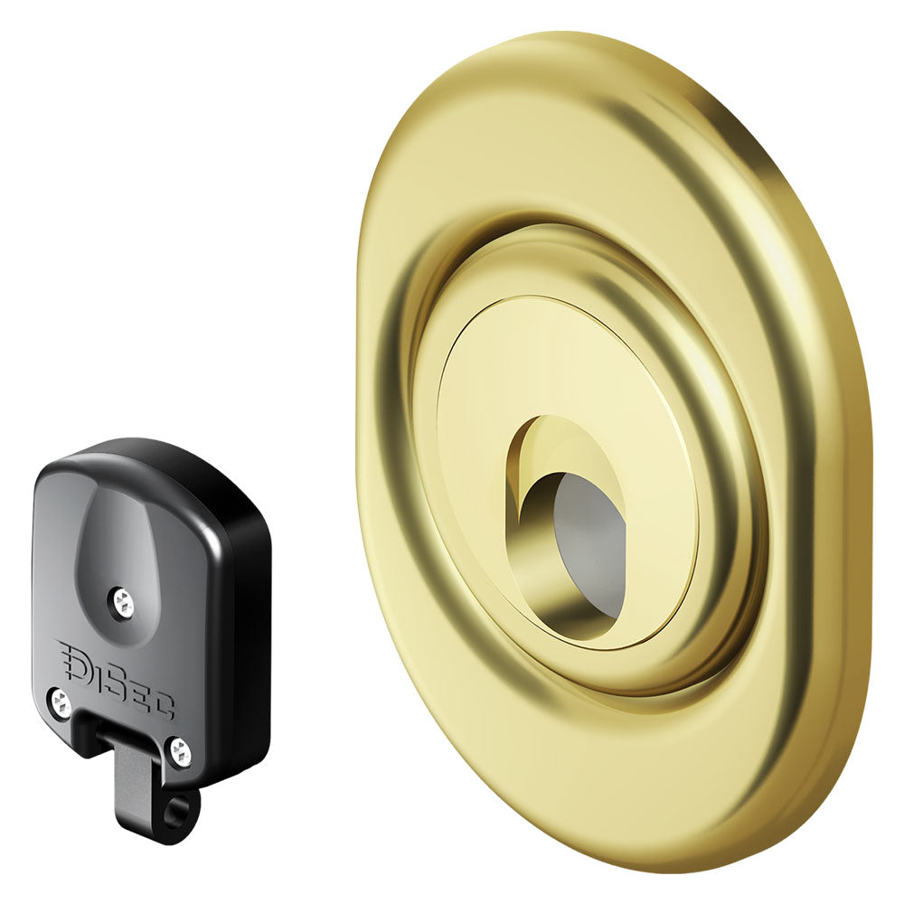 DEFENDER MAGNETICO PER SERRATURE ATRA 'MAG 3G 3M' acciaio croma satinato  - DISEC