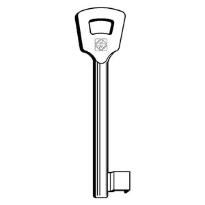 CHIAVI A GORGES IN OTTONE 6NFH2L- 5 pezzi  - SILCA