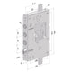 SERRATURA DA APPLICARE TRIPLICE PER PORTE BLINDATE SENZA NUCLEO '250' interasse pistoni 37 mm  - DX  - SECUREMME