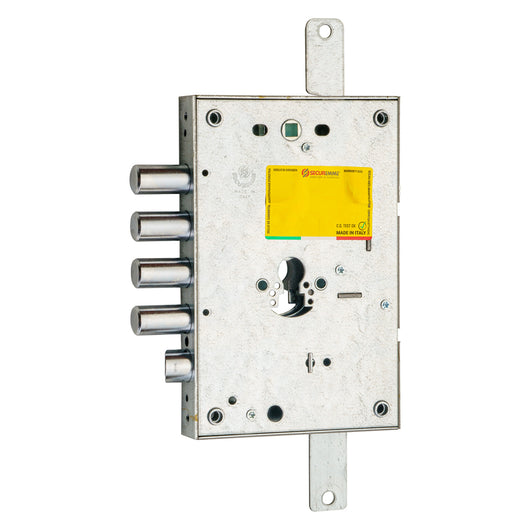 SERRATURA DA APPLICARE TRIPLICE PER PORTE BLINDATE '265' interasse pistoni 37 mm - E63 SX  - SECUREMME