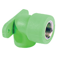 GOMITO A 90  ° FILETTATO FEMMINA CON STAFFA 20 x 1/2- 5 pezzi  - TUBITALIA