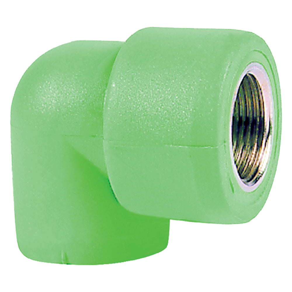 GOMITO A 90  ° FILETTATO FEMMINA 20 x 1/2- 5 pezzi  - TUBITALIA