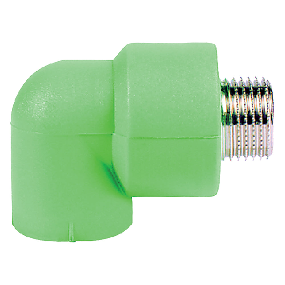 GOMITO A 90  ° FILETTATO MASCHIO 20 x 1/2- 10 pezzi  - TUBITALIA