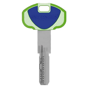 CHIAVE PER CILINDRO SERIE 'EVO K22' lunghezza 70,5 mm - testa 23,7 x 38 mm  - SECUREMME