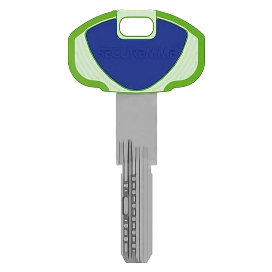 CHIAVE PER CILINDRO SERIE 'EVO K22' lunghezza 70,5 mm - testa 23,7 x 38 mm  - SECUREMME