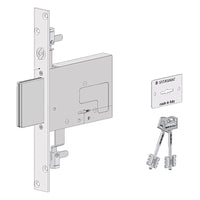 SERRATURA A DOPPIA MAPPA DA INFILARE PER FASCIA PER FERRO '2033' E 70 - 4 mandate  - SECUREMME