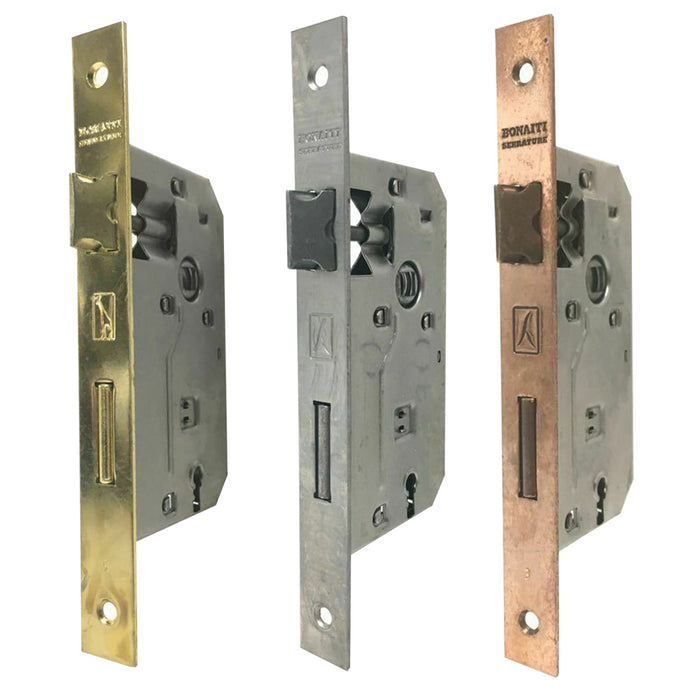 SERRATURA 'PATENT' B.Q. bronzato verniciato E 50  - BONAITI