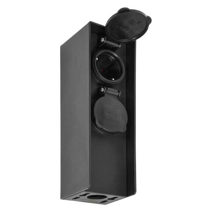 TORRETTA DA GIARDINO PER CONNESSIONI ESTERNE cm 23 x 6,8 x 7 - art.300190  - ELECTRALINE