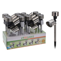 LAMPADA A ENERGIA SOLARE 'FARETTO' cm Ã? 8 x h.36- 12 pezzi