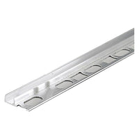 BASE PER PROFILI LAMINATO E PARQUET 'UNISYSTEM' h. mm 10 - spessore pavimenti mm 9,6/12,5- 2 pezzi  - PROFILPAS