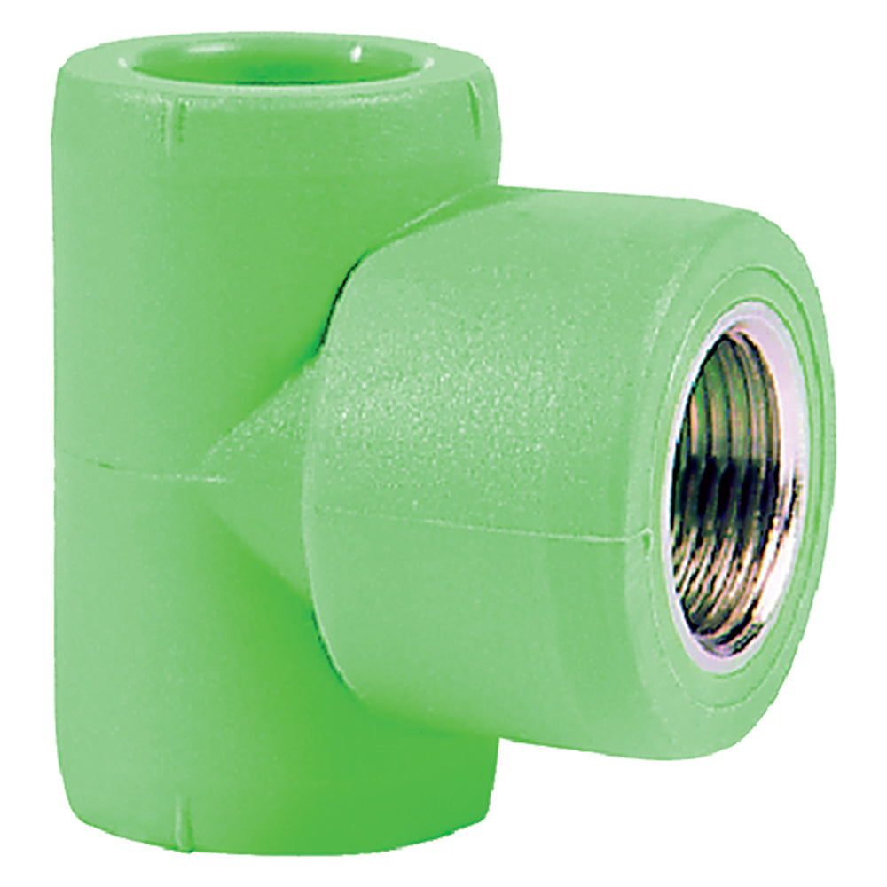 TI A 90  ° FILETTATO FEMMINA 20 x 1/2- 5 pezzi  - TUBITALIA