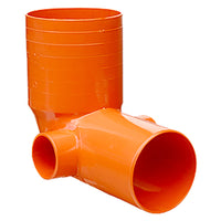 CURVA WC IN PVC Ã¸ 110 / 2 x 40