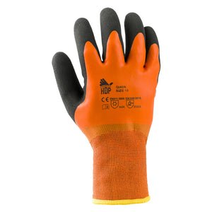 GUANTI INVERNALI POLIESTERE/LATTICE 'GI40N' Tg. 10- 6 coppia  - SOCIM