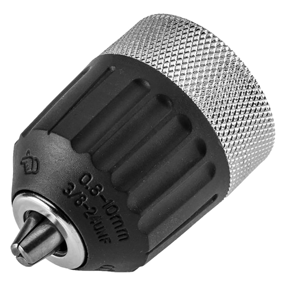 MANDRINO SENZA CHIAVE mm 10 - attacco F.3/8 x 24  - GRAPHITE