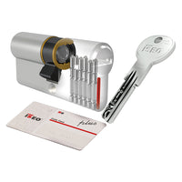 CILINDRO SAGOMATO 'R6 PLUS' mm 35+10+35 = 80 (40+40)  - ISEO