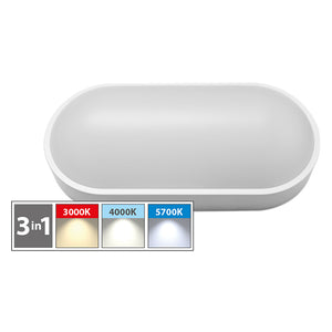 PLAFONIERA LED OVALE 'BV' 18W - 1600 lumen  - NOVAITALIA