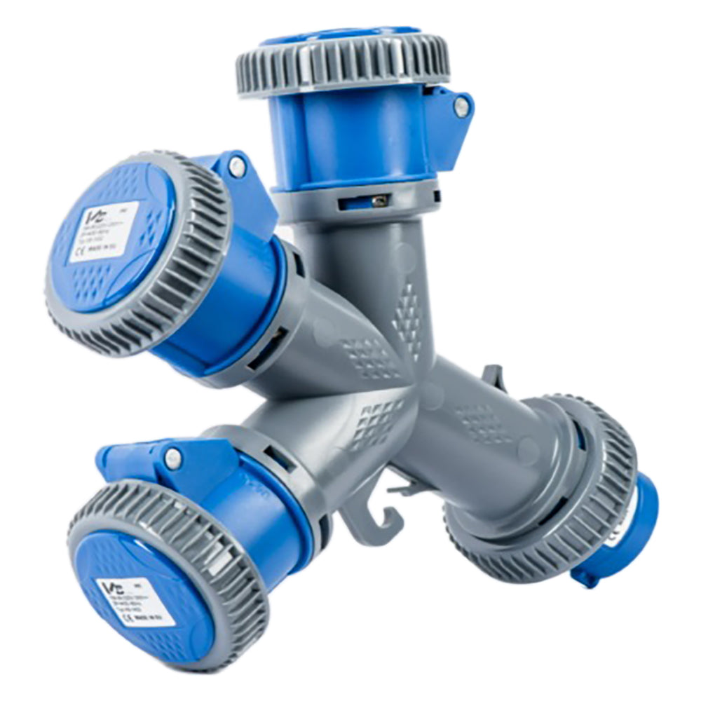 ADATTATORE INDUSTRIALE TRIPLO 230V  - VB