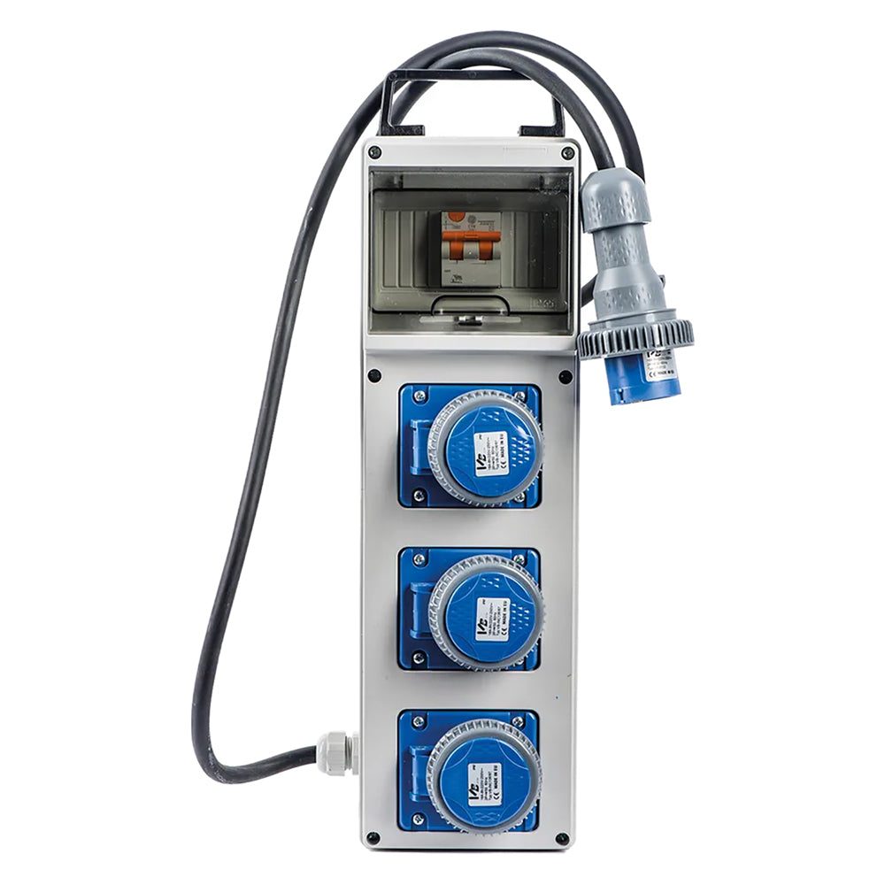 QUADRO ELETTRICO INTELLIGENTE 'ARCHIMEDE' 3 prese  - VB