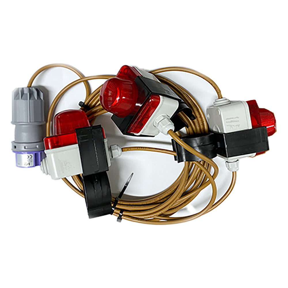 CATENARIA LUCI DI SEGNALAZIONE PONTEGGI 3 lampade  - VB