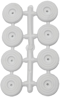 SOTTOSEDIE CON VITE Col. Bianco Ø mm. 25  8 pz. 12.00 confezioni