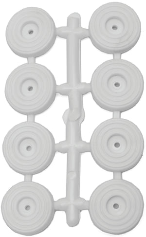 SOTTOSEDIE CON VITE Col. Bianco Ø mm. 25  8 pz. 12.00 confezioni