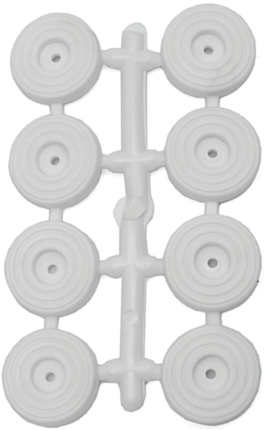 SOTTOSEDIE CON VITE Col. Bianco Ø mm. 25  8 pz. 12.00 confezioni