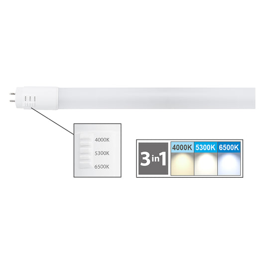 NEON LINEARE IN VETRO A LED CAMBIA TONO 24W = 140W - mm 1500 x Ø 26  - NOVAITALIA