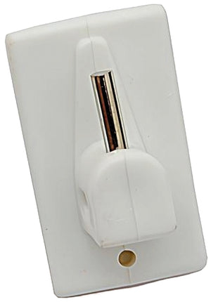 SUPPORTO ADESIVO PER STANGHETTE ALLUNGABILI CF 100 PZ. col. Bianco