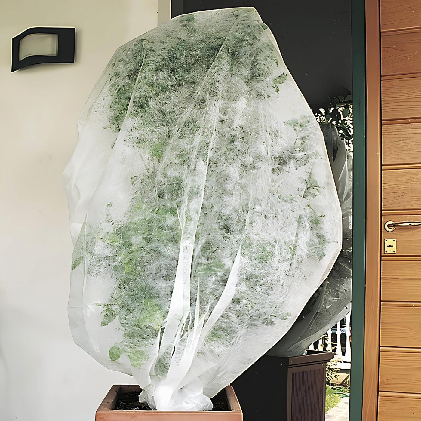 TELO DI PROTEZIONE CAPPUCCIO ANTIGELO A SACCO IN TNT cm. 80x100  pz. 5